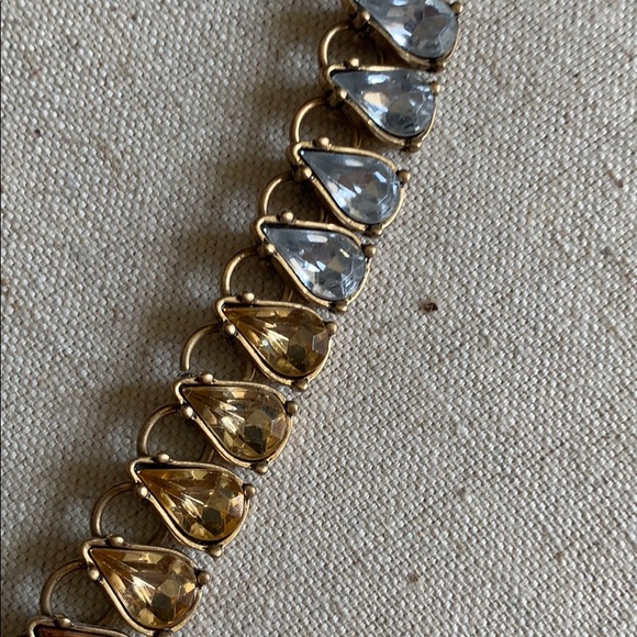 BCBG Link Gem Teardrop Necklace - Picture 2 of 4